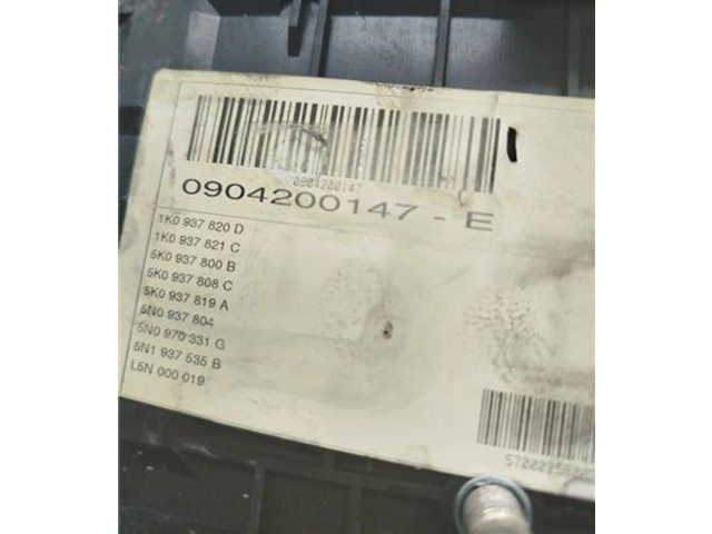 Pojistková skříňka 0904200147, 1K0937820D Volkswagen Tiguan 2009