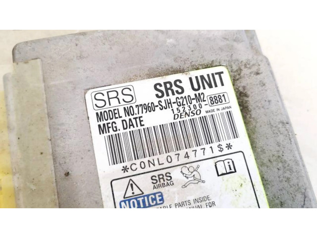 Блок подушек безопасности 77960sjhg210m2 Honda FR-V