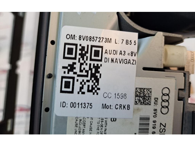 Дисплей 8V0857273M, 8V0857273M Audi A3 S3 8V