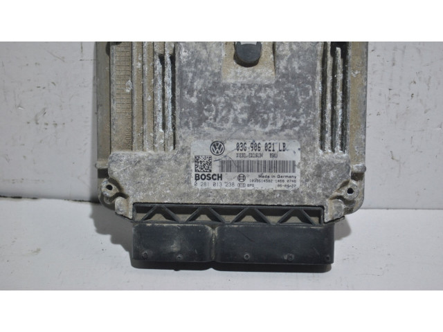 Блок управления двигателя 03G906021LB Skoda Octavia Mk2 (1Z)