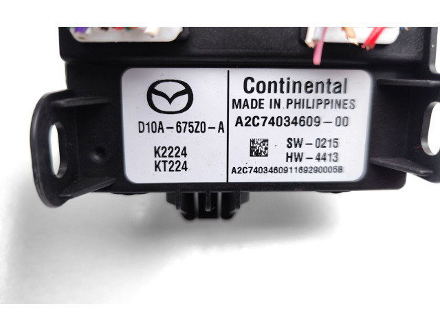 Комфортный модуль D10A-675Z0-A, A2C74034609 Mazda CX-3 PEX3