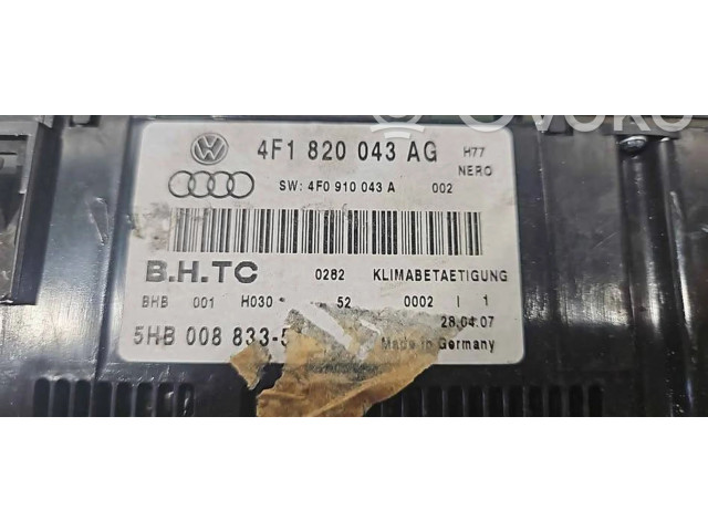 Блок управления климат-контролем 4F1820043AG Audi A6 S6 C6 4F