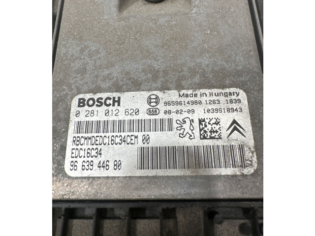 Блок управления двигателя 0281012620, 9663944680   Citroen Berlingo    