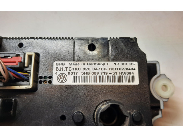 Блок управления климат-контролем 1K0820047EG, 5HB008719 Volkswagen Caddy