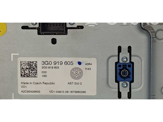 Экран дисплея вверх 3G0919605, A2C93426800 Volkswagen Golf SportWagen