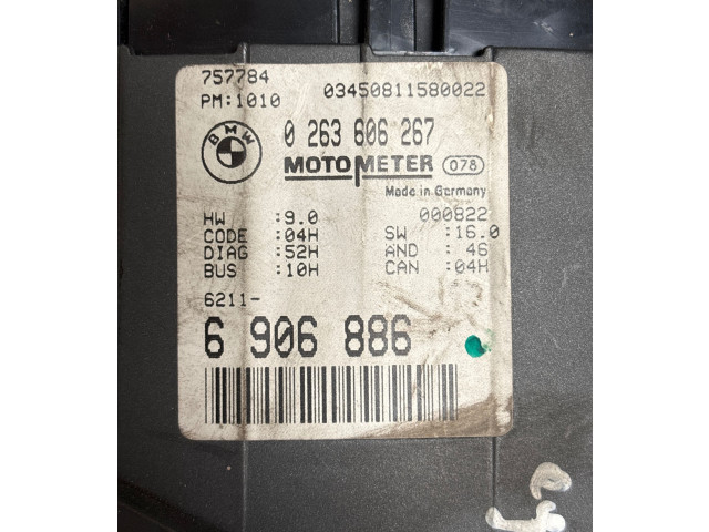 Панель приборов 6906886, 0263606267   BMW 3 E46       