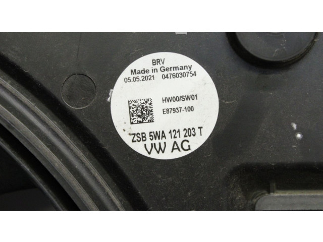 Вентилятор радиатора     5WA121203T, 5WA121203T    Skoda Superb B8 (3V) 