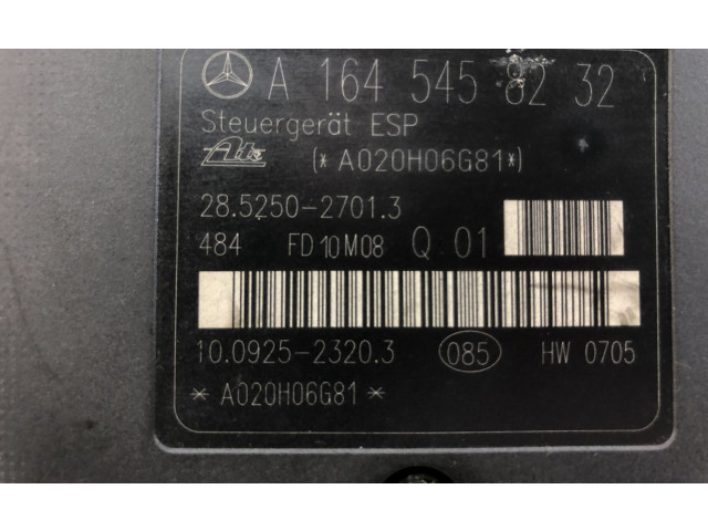 Блок АБС A1634300007, A1634300007 Mercedes-Benz ML W164 2005 - 2011 года