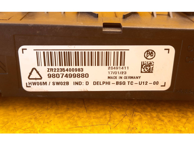 Блок управления 9807499880 Citroen Berlingo