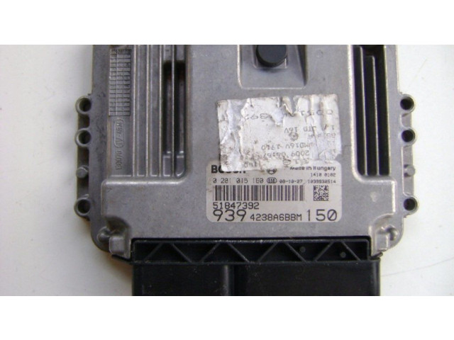 Блок управления двигателя 0281015160, 51847392 Alfa Romeo 159