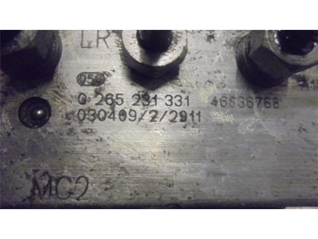 Jednotka ABS 46836768, 0265231331 Fiat Punto (188) 2003