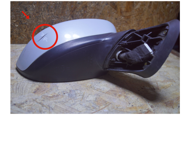 Zpětné zrcátko  Fiat Punto Evo 2011    