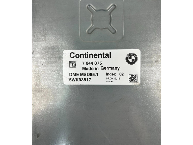 Řídící jednotka 7644075 BMW X6 E71 2010