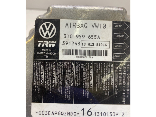 Блок подушек безопасности 3T0959655A, 18H13S1916 Skoda Superb B6 (3T)