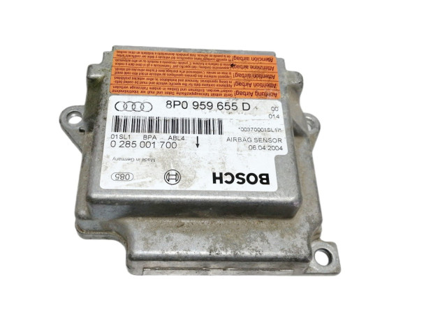 Блок подушек безопасности 8P0959655D, 0285001700   Audi A3 S3 8P