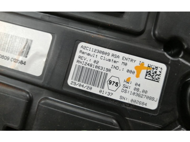 Панель приборов 248106319R, A2C11230809 Dacia Duster II