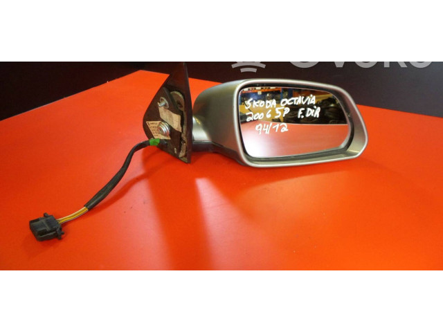 Зеркало электрическое        Skoda Octavia Mk2 (1Z)  2004 - 2013 года   
