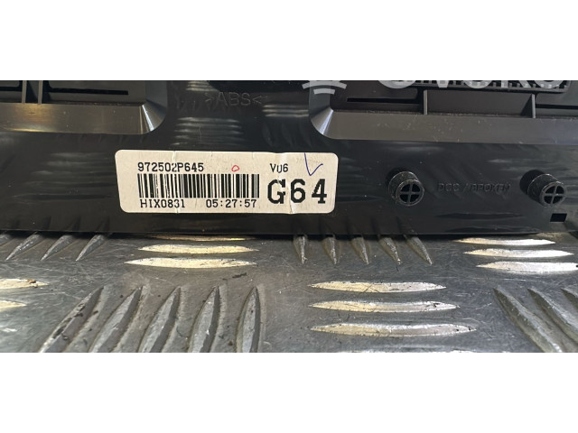 Блок управления климат-контролем 972502P645, 972502PXXX   KIA Sorento