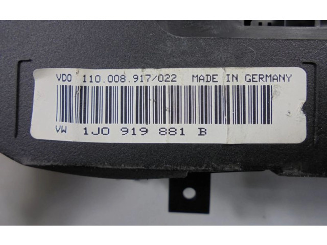 Панель приборов 1J0919881B, 1J0919881B Volkswagen Bora
