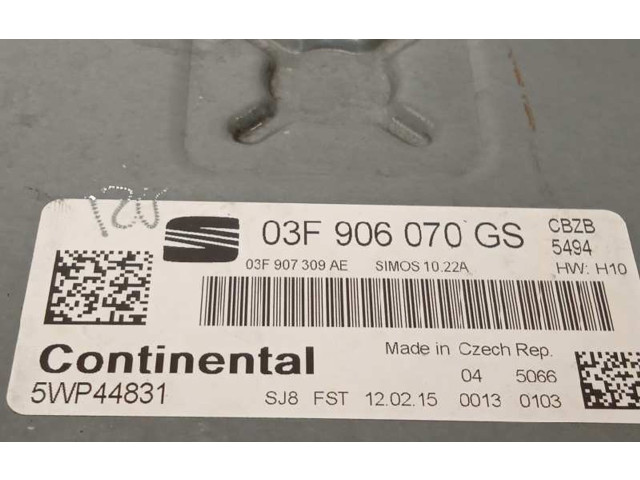 Turbodmychadlo Турбина 03F906070GS, 5WP44831 Seat Ibiza IV (6J,6P) CBZB