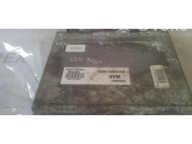 Блок управления двигателя s101729103c Renault Clio I