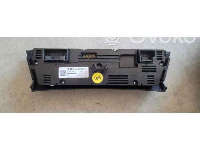 Блок управления климат-контролем 4G0820043H   Audi A7 S7 4G