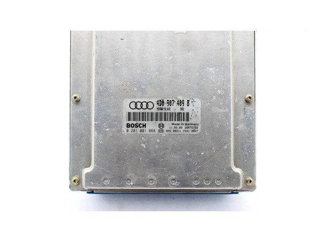 Блок управления двигателя 4d0907409b, 4d0907409b   Audi A8 S8 D2 4D