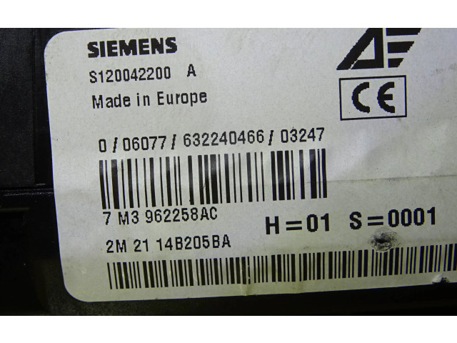 Блок комфорта S120042200A, 7M3962258AC   Seat Alhambra (Mk1)   