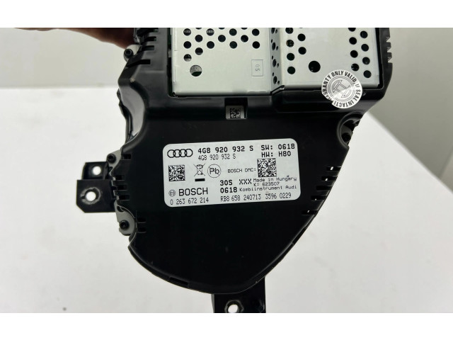 Přístrojová deska Audi A6 C7 2018 4G8920932S