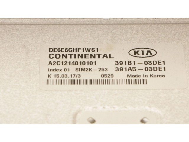Блок управления двигателя 391B1-03DE1, 391B1-03DE1 KIA Niro