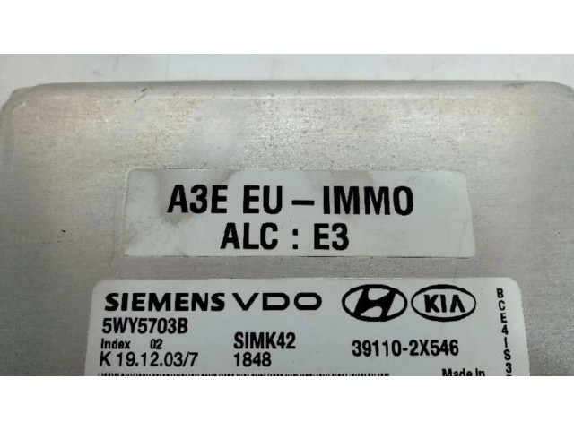 Блок управления двигателя 391102X546, CENTRALITAMOTORUCE   KIA Rio