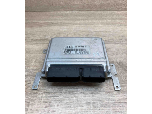 Блок управления двигателем Блок управления 3B0907551AB, 0261206393   Audi A8 S8 D2 4D