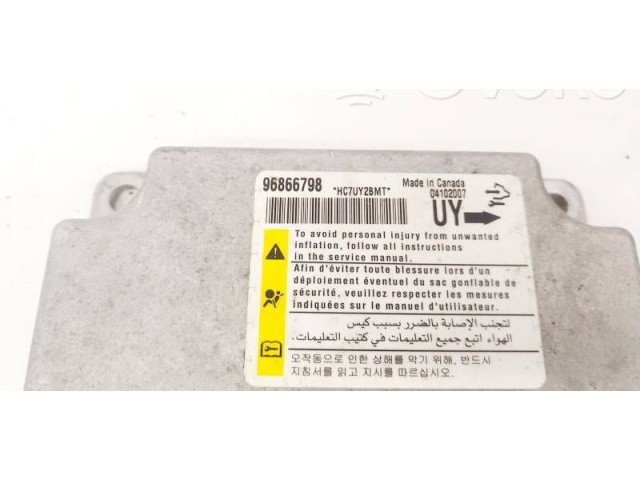 Блок управления надувных подушек 96866798, 04102007   Chevrolet Captiva