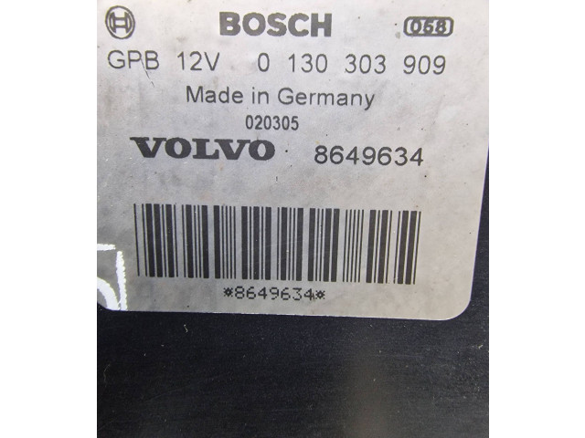 Вентилятор радиатора     8649634, 0130303909    Volvo V70 