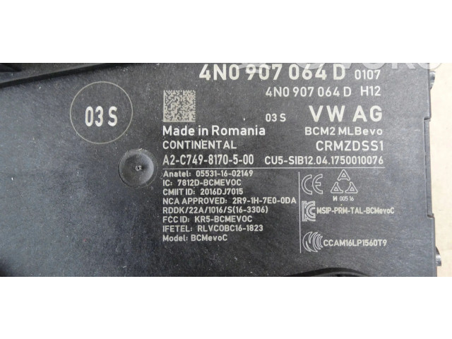 Блок комфорта 4N0907064D Audi A7 S7 4K8