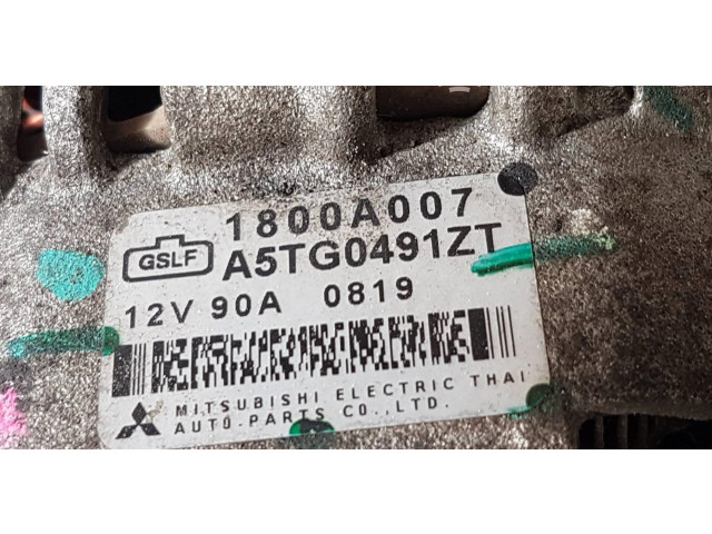Генератор 1800A007, A5TG0491ZT Mitsubishi L200