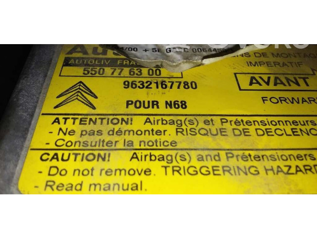 Блок подушек безопасности 9632167780 Citroen Xsara