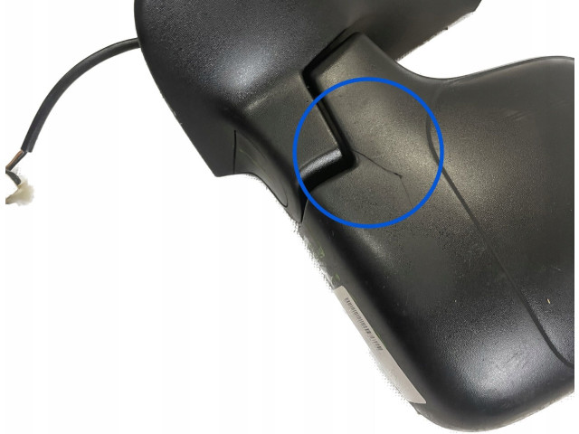 Zpětné zrcátko  Citroen Berlingo 2008  B3496193822XT, B3496193822XT  