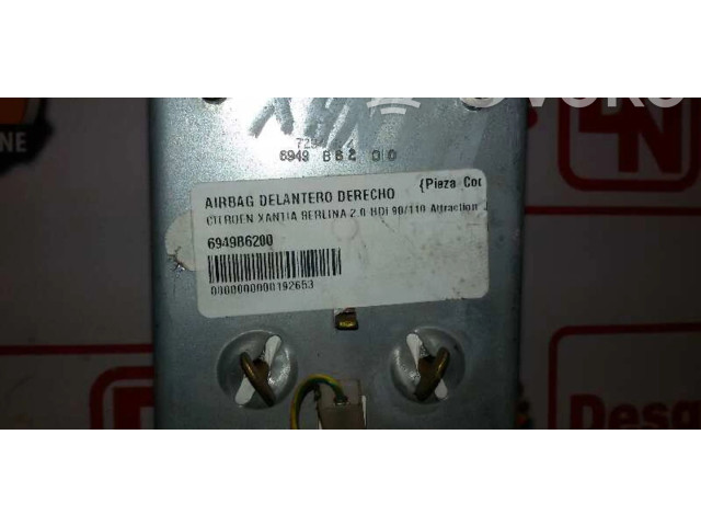 Подушка безопасности пассажира 6949B6200   Citroen Xantia