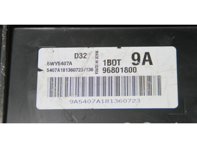 Блок управления двигателя 96801800   Chevrolet Matiz