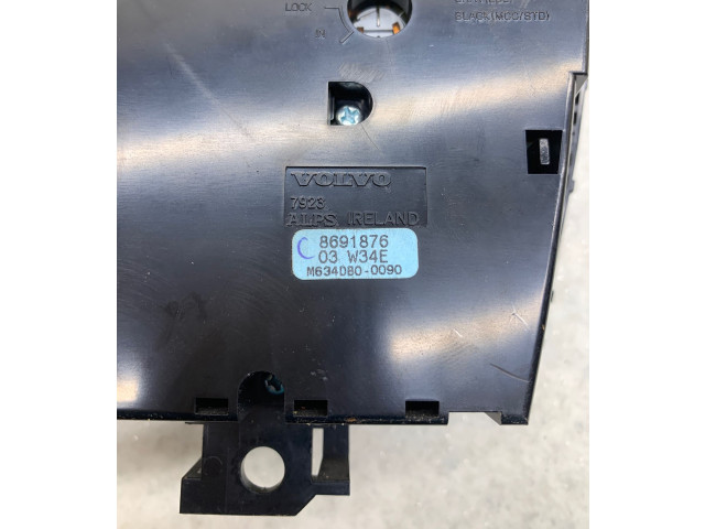Блок управления климат-контролем 8691876, 03W34E   Volvo V70