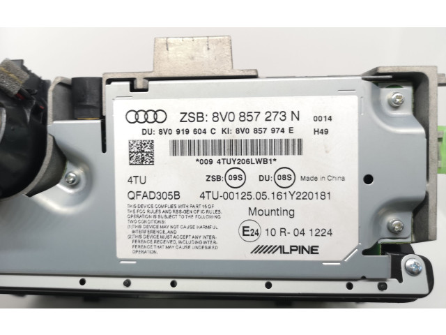 Дисплей 8V0857273N Audi A3 S3 8V