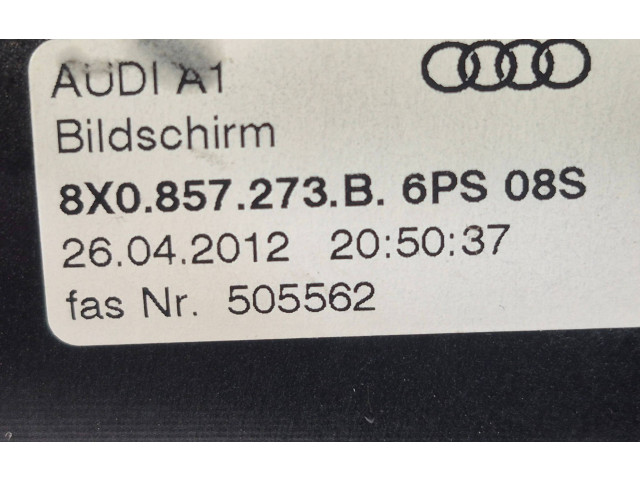 Дисплей 8X0857273B, 26042012 Audi A1