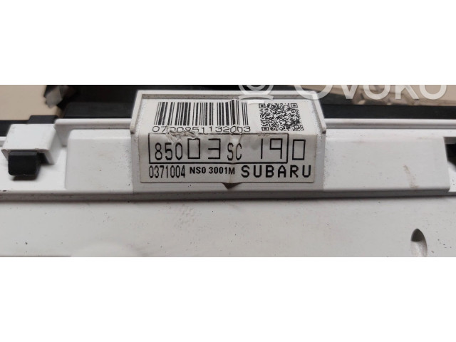 Панель приборов 85003SC190, NS03001M Subaru Forester SH