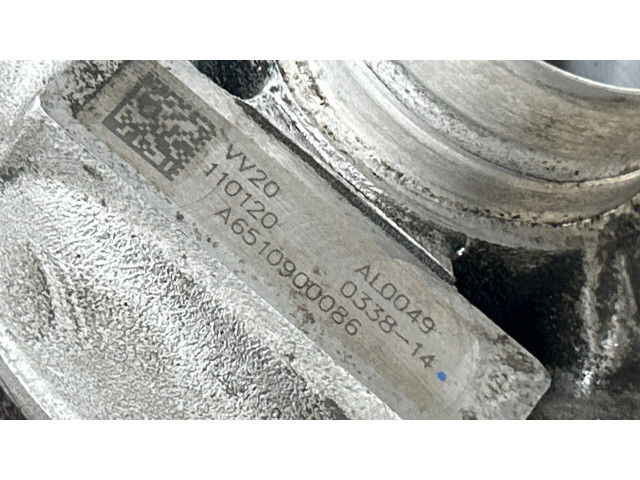 Turbodmychadlo Турбина A6510900086, 033814 Mercedes-Benz C W204 2.2 OM651 651913