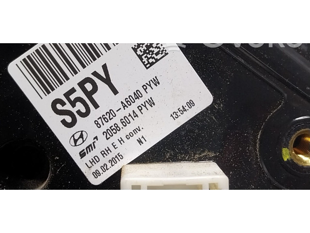 Zpětné zrcátko  Hyundai i30 2015  87620A6040, 87620A6040  