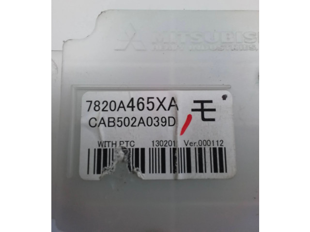 Блок управления климат-контролем 7820A465XA, 130201 Mitsubishi Outlander