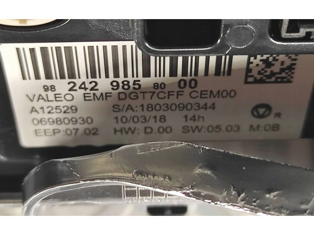 Дисплей 9824298580, 06980930 Citroen C3 Aircross