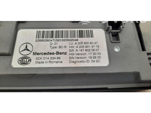 Блок предохранителей  A2059006047   Mercedes-Benz EQC    