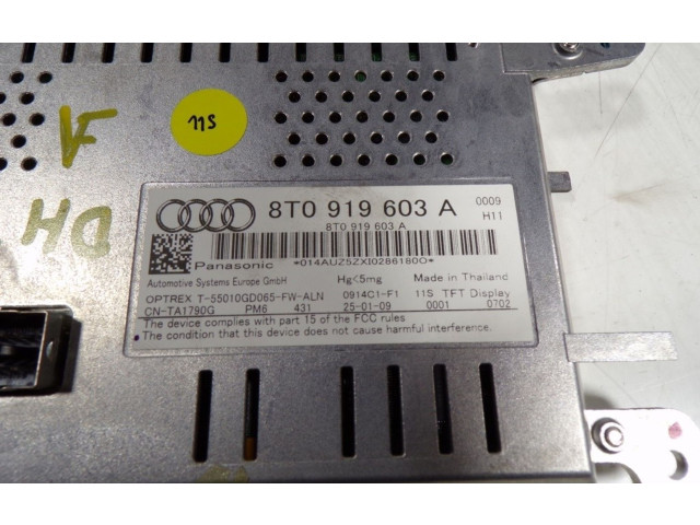 Дисплей 8T0057603E, 8T0919603A Audi A5 Sportback 8TA